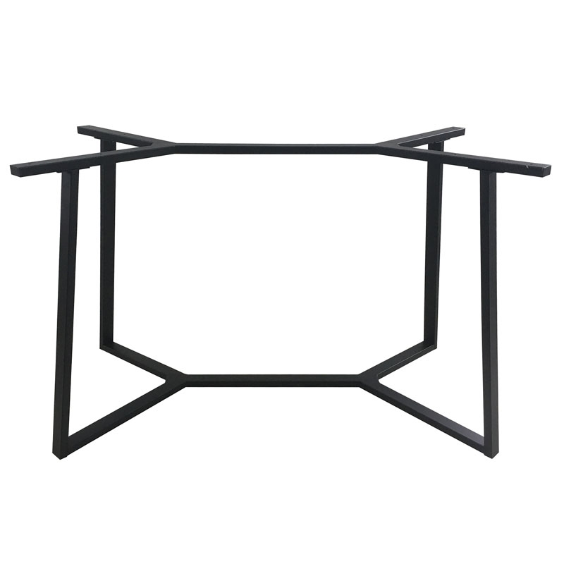 BISTRO 110X60X72εκ. ΜΑΚΡ/ΝΗ ΒΑΣΗ ΜΕΤΑΛΛΙΚΗ ΜΕ ΡΕΓ/ΡΟΥΣ ΜΑΥΡΗ