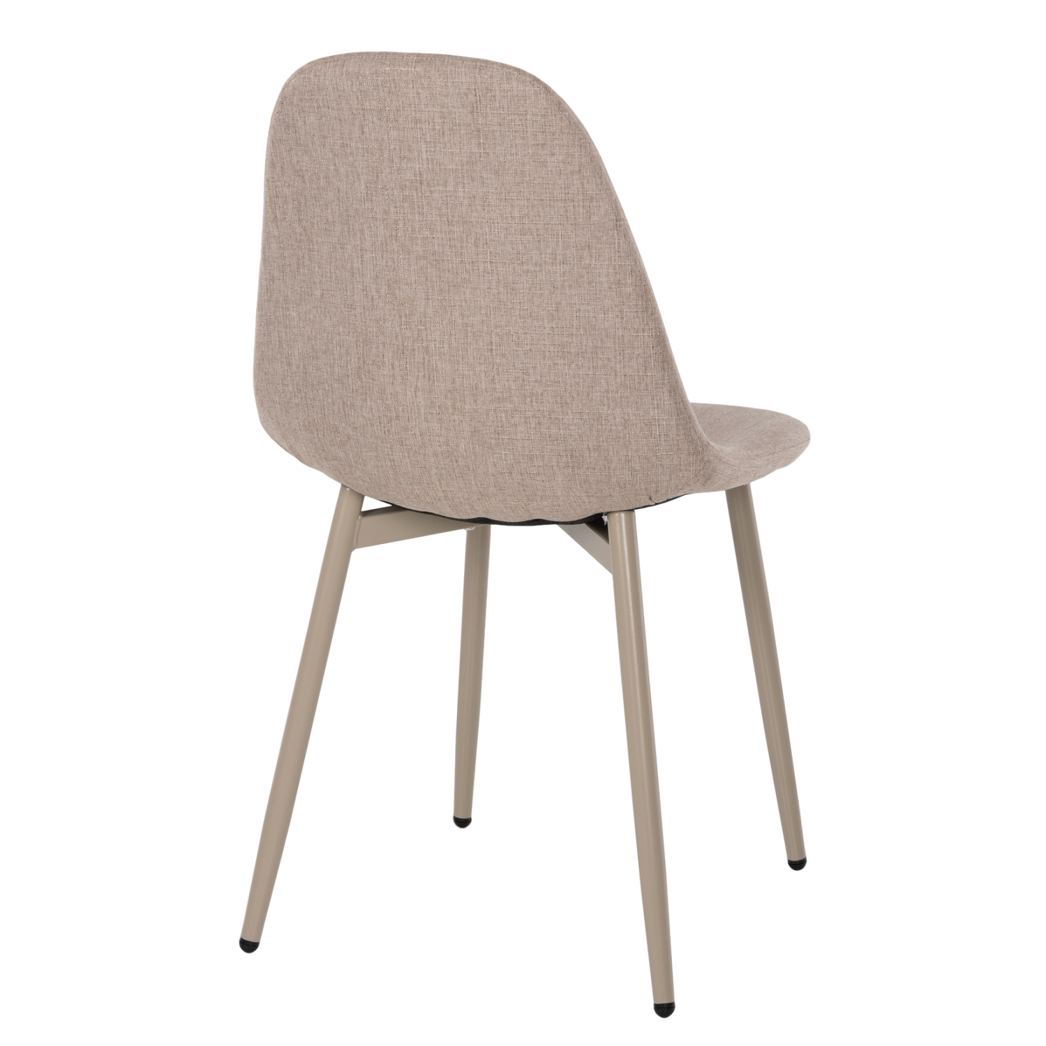 ΚΑΡΕΚΛΑ LEONARDO HM00100.07 ΥΦΑΣΜΑ ΜΠΕΖ ΚΑΙ ΚΑΦΕ ΜΕΤΑΛΛΙΚΑ ΠΟΔΙΑ 45x48x89.5Υεκ.