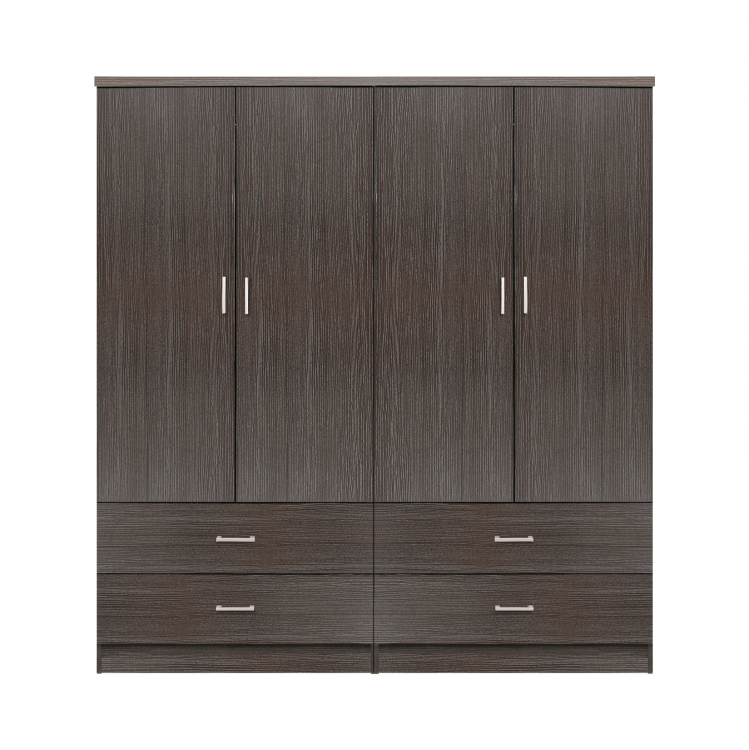 ΣΕΤ 2 ΤΜΧ ΝΤΟΥΛΑΠΑ 4ΦΥΛΛΗ ΜΕ 4 ΣΥΡΤΑΡΙΑ ZEBRANO 160X42X181 HM11349.01