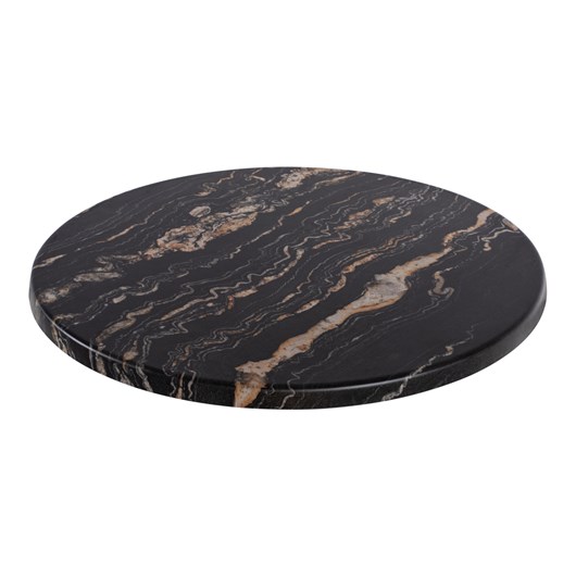 ΕΠΙΦΑΝΕΙΑ ΤΡΑΠΕΖΙΟΥ Φ60Χ2.5εκ. 5787 WERZALIT BLACK GOLD MARBLE HM5227.15