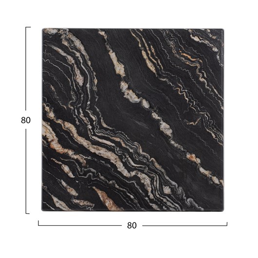 ΕΠΙΦΑΝΕΙΑ ΤΡΑΠΕΖΙΟΥ WERZALIT 80Χ80Χ3.5εκ. BLACK GOLD MARBLE HM5231.15