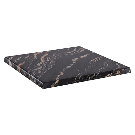 ΕΠΙΦΑΝΕΙΑ ΤΡΑΠΕΖΙΟΥ WERZALIT 80Χ80Χ3.5εκ. BLACK GOLD MARBLE HM5231.15