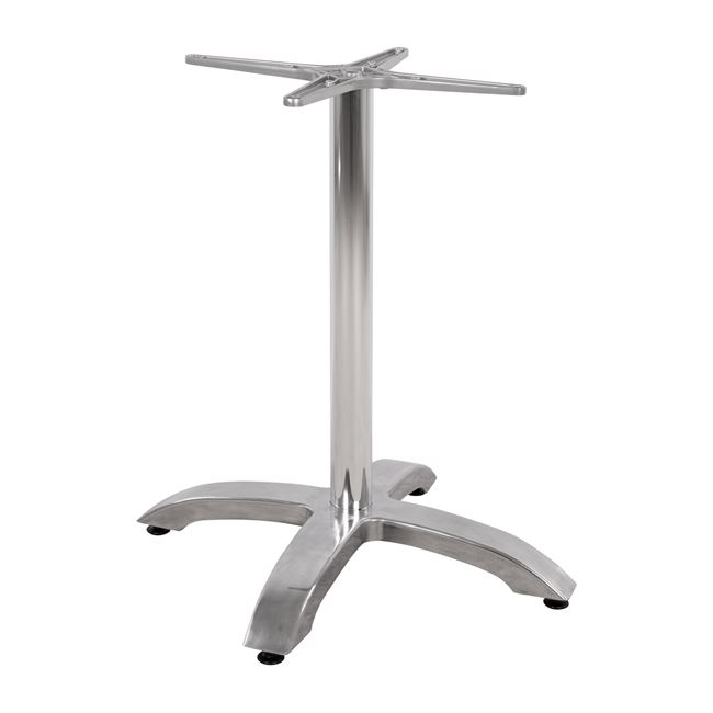 ΒΑΣΗ ΑΛΟΥΜΙΝΙΟΥ HM460.03 ΧΡΩΜΙΟΥ 66Χ66Χ72Υεκ. ΜΕ ΣΤΑΥΡΟ 48Χ48εκ.