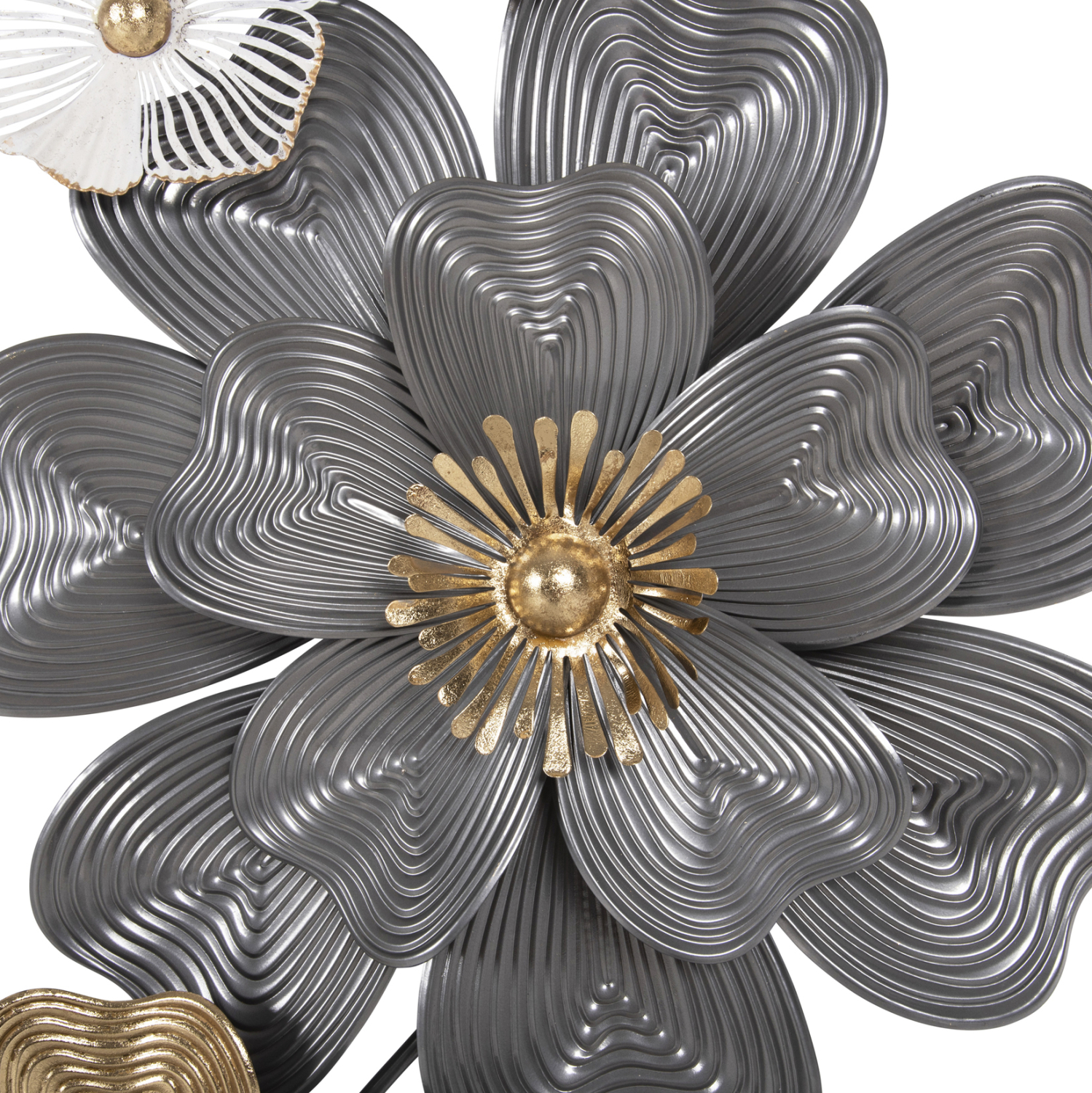 ΔΙΑΚΟΣΜΗΤΙΚΟ ΤΟΙΧΟΥ HM4214 ΜΕΤΑΛΛΟ ΣΕ ΛΕΥΚΟ-ΓΚΡΙ-ΧΡΥΣΟ 51x7,5x120εκ.