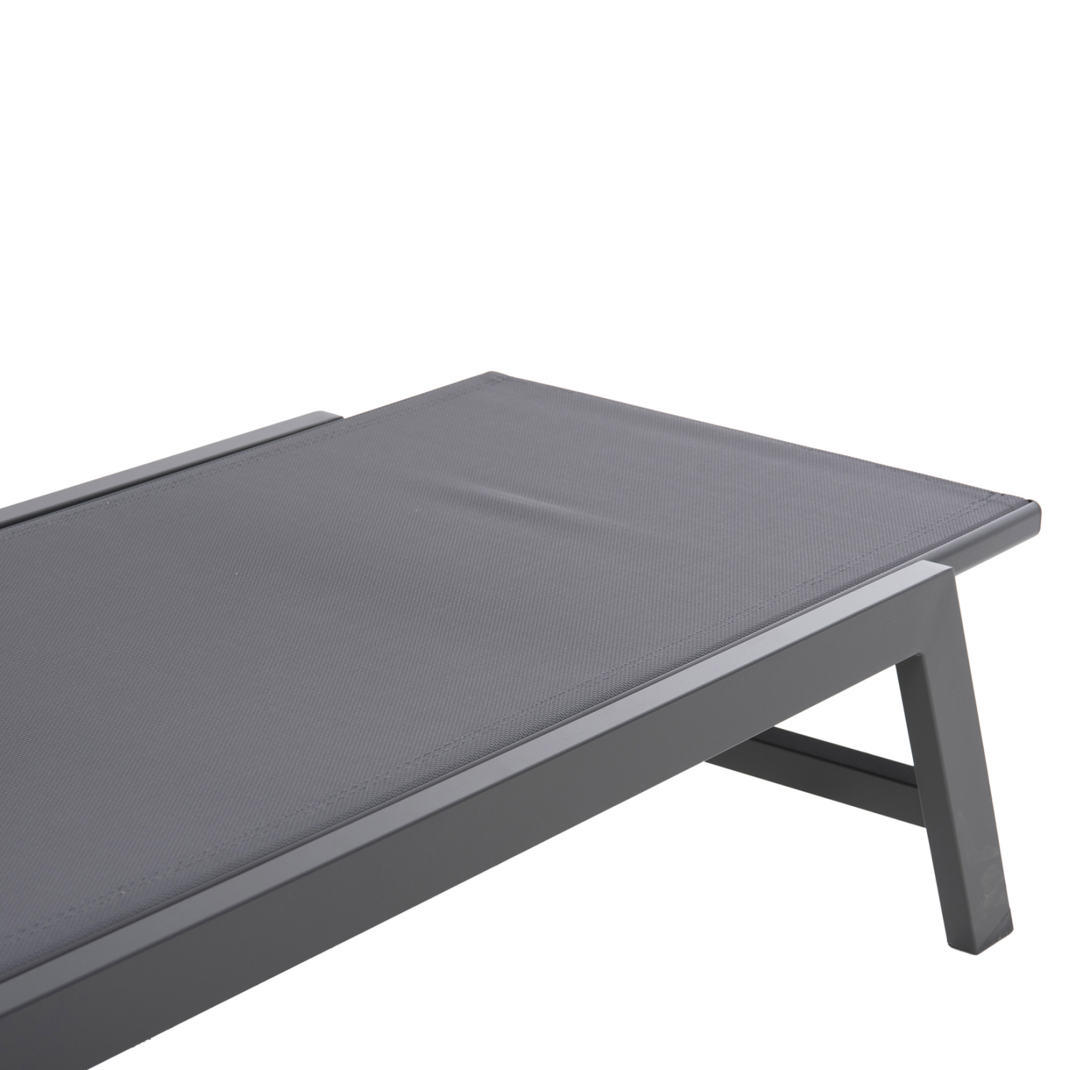 ΞΑΠΛΩΣΤΡΑ ΑΛΟΥΜΙΝΙΟΥ ΜΕ ΜΑΞΙΛΑΡΙ RABIA HM5982.03 ΣΕ ΑΝΘΡΑΚΙ 191,5x60x89,5Υεκ.