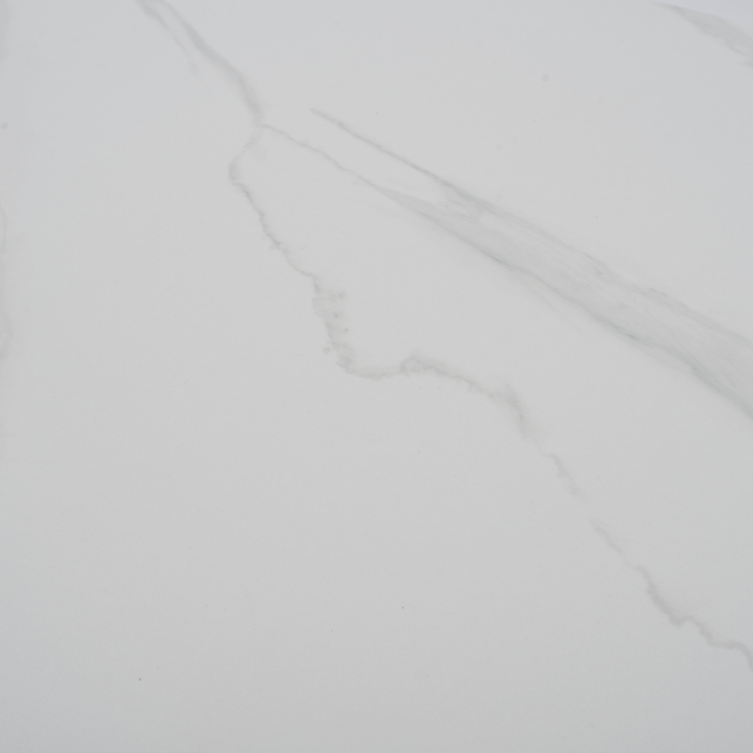 ΤΡΑΠΕΖΙ ΤΡΑΠΕΖΑΡΙΑΣ ΣΤΡΟΓΓΥΛΟ SYNTEC HM9309.02 SINTERED STONE ΛΕΥΚΟ ΜΕΤΑΛ.ΠΟΔΙΑ Φ115x75Y εκ.