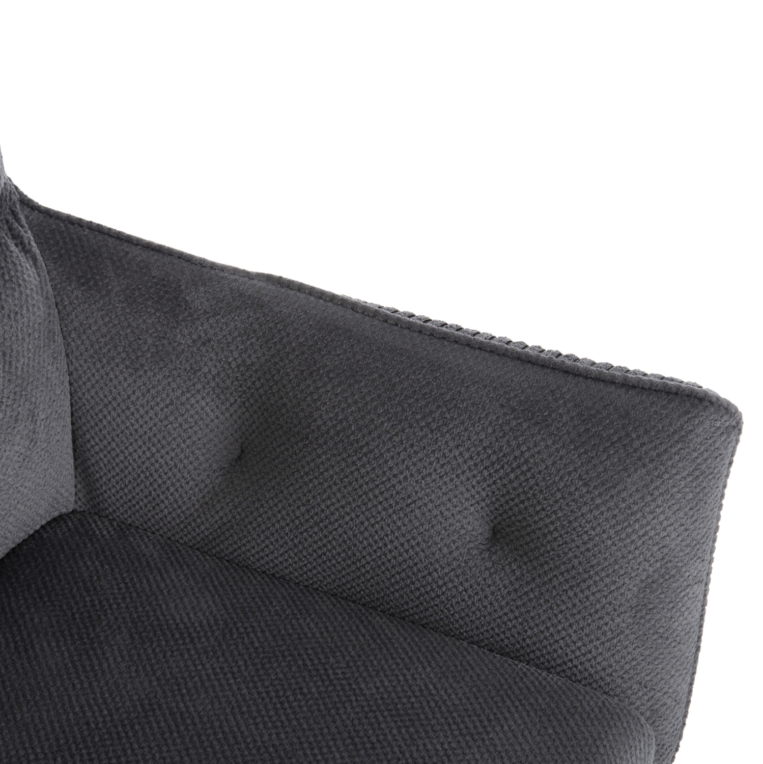 ΠΟΛΥΘΡΟΝΑ ΤΡΑΠΕΖΑΡΙΑΣ QUILL HM9843.03 ΓΚΡΙ ΥΦΑΣΜΑ-ΞΥΛΟ ΟΞΙΑΣ ΠΟΔΙΑ 61x57,5x91Υεκ.