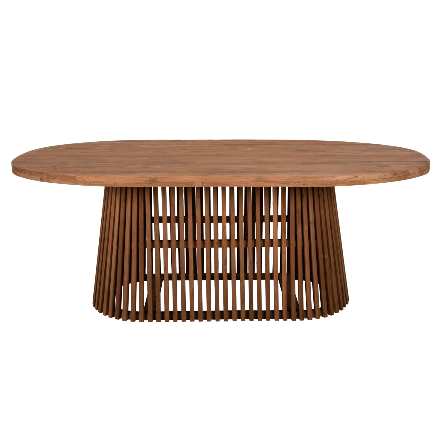 ΤΡΑΠΕΖΙ ΤΡΑΠΕΖΑΡΙΑΣ REMIK HM9835 RECYCLED ΤΕΑΚ ΣΕ ΦΥΣΙΚΟ 100x200x75,5Yεκ. TOP 4εκ.