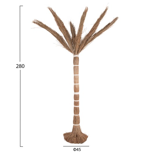 ΔΙΑΚΟΣΜΗΤΙΚΟ ΔΕΝΤΡΟ TROPIC HM4324 τ.ΦΟΙΝΙΚΑ ΑΠΟ MENDONG GRASS 280Yεκ.