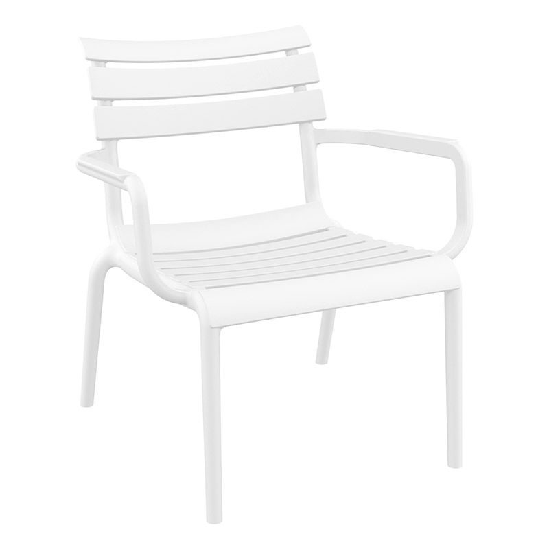 PARIS LOUNGE WHITE ΠΟΛ/ΝΑ ΠΟΛ/ΝΙΟΥ 68X70X76εκ.