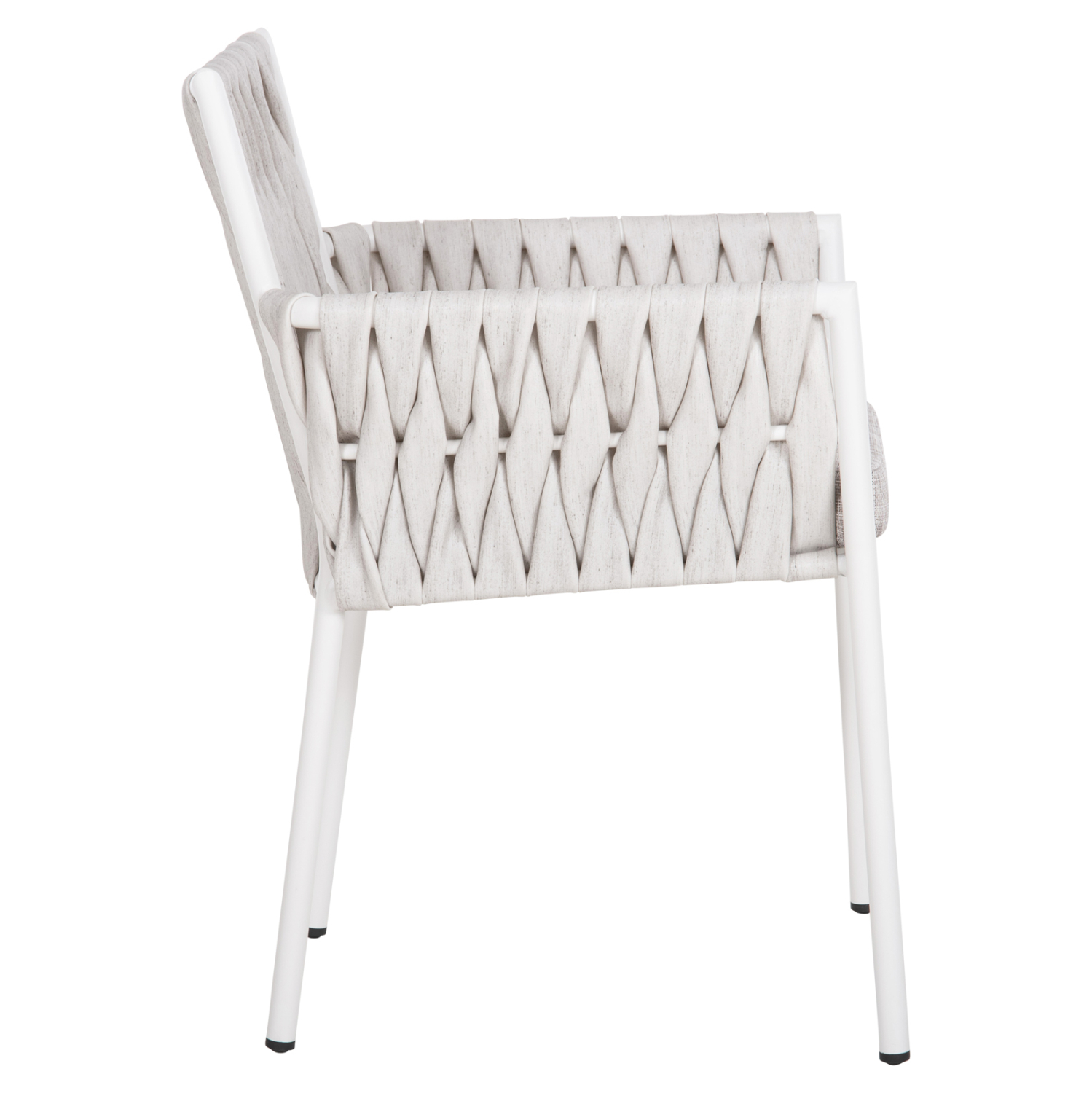 ΠΟΛΥΘΡΟΝΑ ΑΛΟΥΜΙΝΙΟΥ MARTIN HM5564.11 ΛΕΥΚΗ ΜΕ ΕΚΡΟΥ ΣΥΝΘ.RATTAN 56x56x80Υεκ.