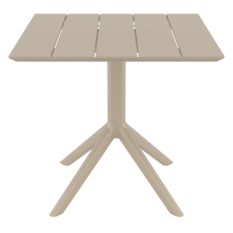 PARIS TAUPE 80X80X74εκ. ΤΡΑΠΕΖΙ ΠΟΛ/ΝΙΟΥ