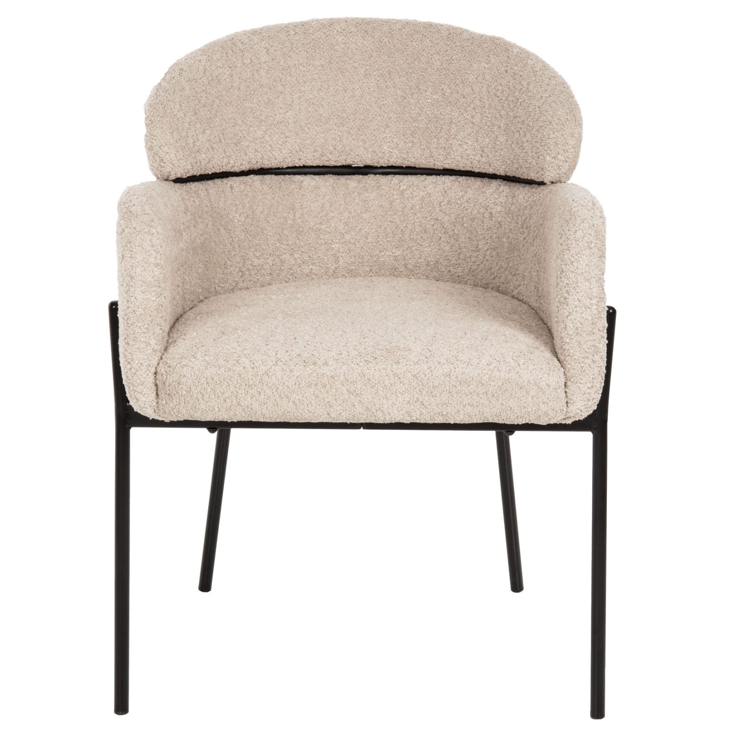 ΠΟΛΥΘΡΟΝΑ WOLF HM8583.02 ΕΚΡΟΥ ΥΦΑΣΜΑ ΜΠΟΥΚΛΕ ΜΕ ΜΕΤΑΛΛΙΚΑ ΠΟΔΙΑ 56x62x80Yεκ.