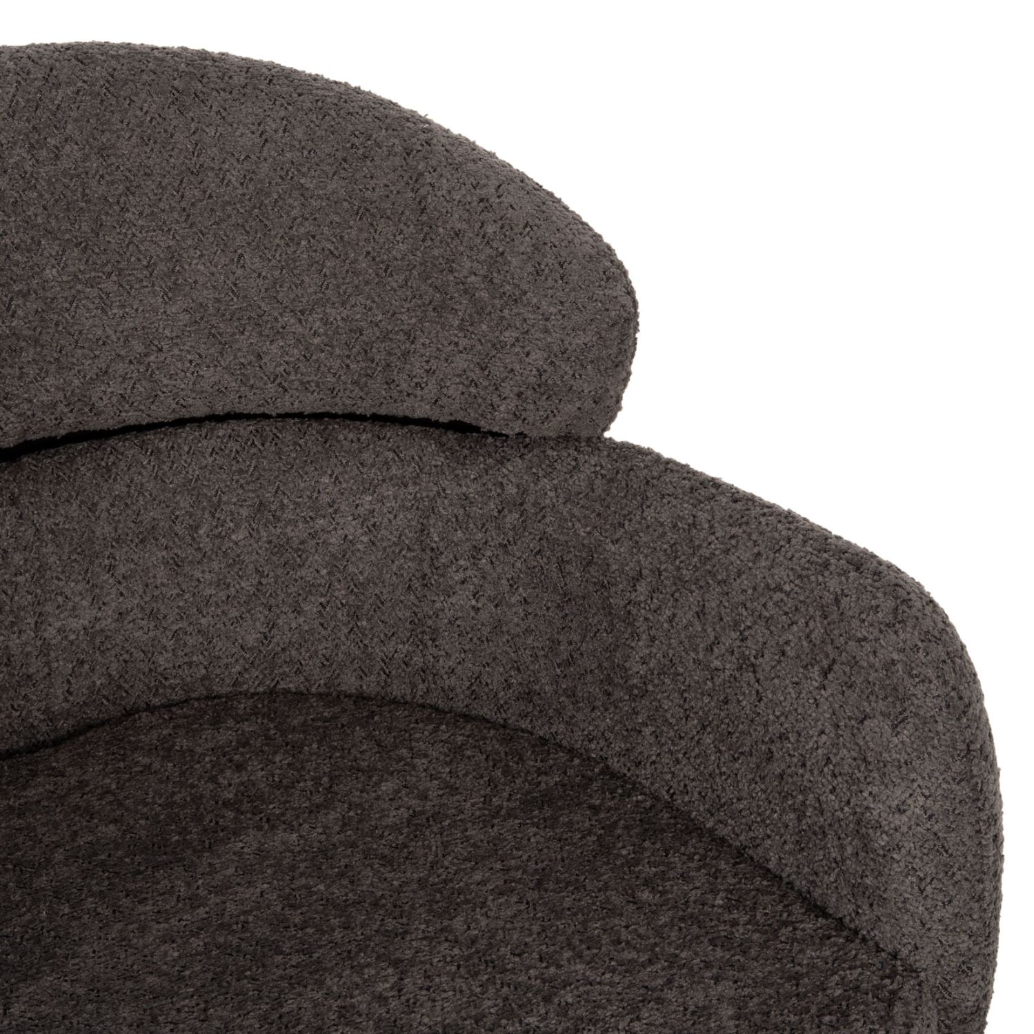 ΠΟΛΥΘΡΟΝΑ WOLF HM8583.01 ΓΚΡΙ ΥΦΑΣΜΑ ΜΠΟΥΚΛΕ ΜΕ ΜΕΤΑΛΛΙΚΑ ΠΟΔΙΑ 56x62x80Yεκ.