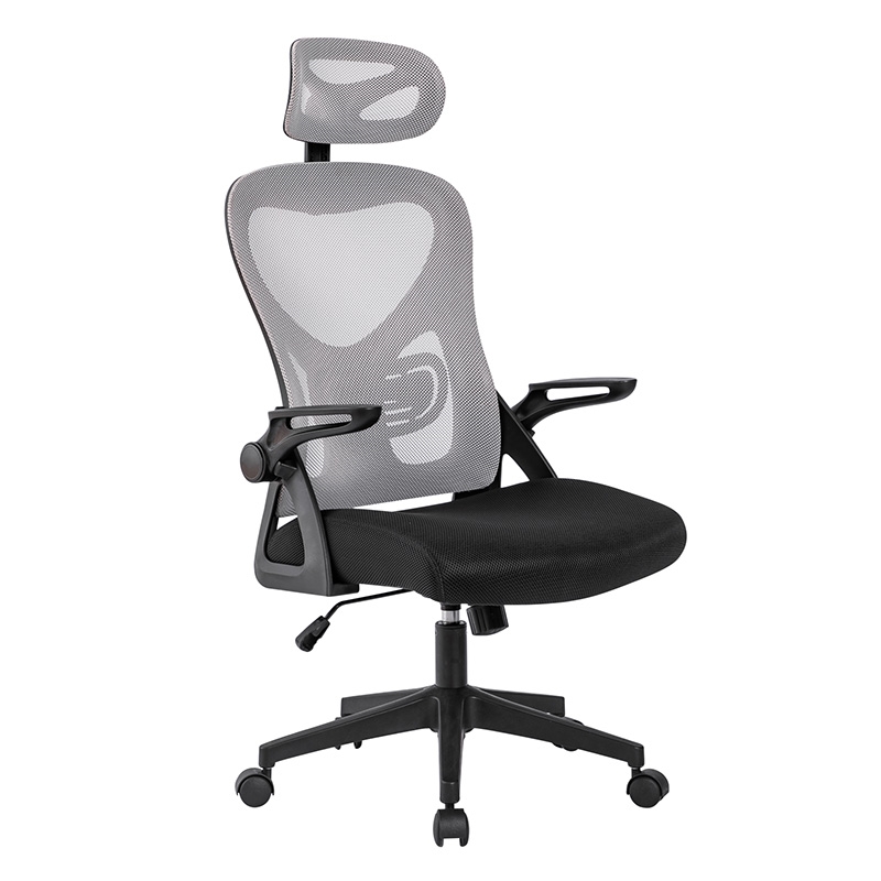 A8980 ΜΑΥΡO/ΓΚΡΙ MESH ΠΟΛΥΘΡΟΝΑ ΓΡΑΦΕΙΟΥ 59X63X46-113/56-122εκ.