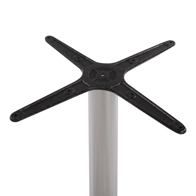 ΒΑΣΗ ΜΠΑΡ ΑΛΟΥΜΙΝΙΟΥ 4ΝΥΧΗ 66X66X109Υεκ. ΜΕ ΣΤΑΥΡΟ 44Χ44εκ. HM450 ΧΡΩΜΙΟΥ