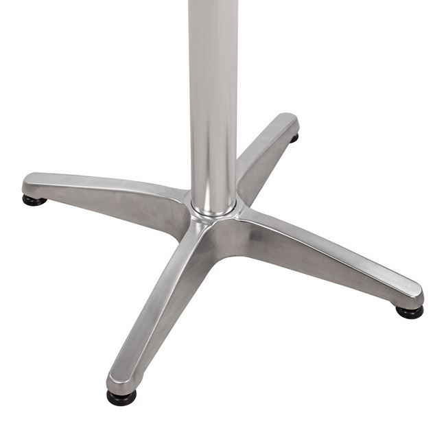 ΒΑΣΗ ΜΠΑΡ ΑΛΟΥΜΙΝΙΟΥ 4ΝΥΧΗ 66X66X109Υεκ. ΜΕ ΣΤΑΥΡΟ 44Χ44εκ. HM450 ΧΡΩΜΙΟΥ