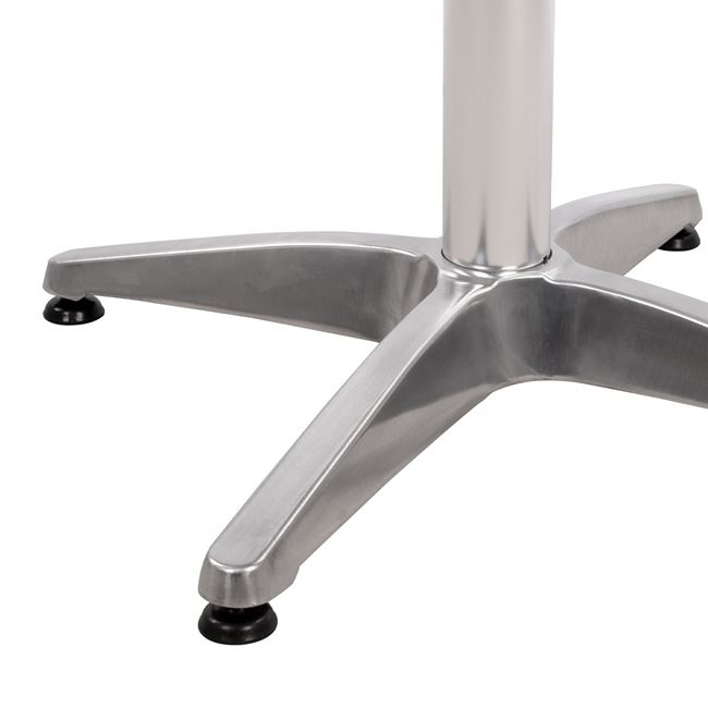 ΒΑΣΗ ΜΠΑΡ ΑΛΟΥΜΙΝΙΟΥ 4ΝΥΧΗ 66X66X109Υεκ. ΜΕ ΣΤΑΥΡΟ 44Χ44εκ. HM450 ΧΡΩΜΙΟΥ