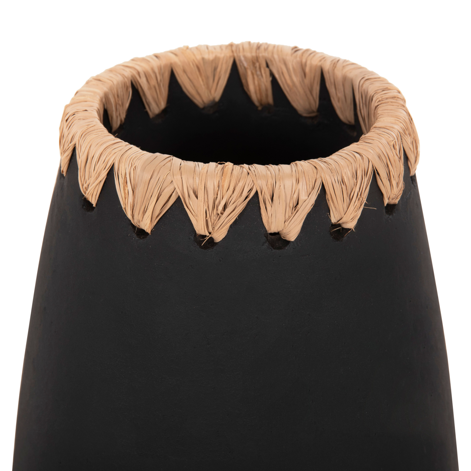 ΣΕΤ 3ΤΜΧ ΔΙΑΚΟΣΜΗΤΙΚΑ ΒΑΖΑ HM4372 ΤΕΡΑΚΟΤΑ ΣΕ ΜΑΥΡΟ ΜΕ ΠΛΕΞΗ ΨΑΘΑΣ ΣΤΟ ΣΤΟΜΙΟ