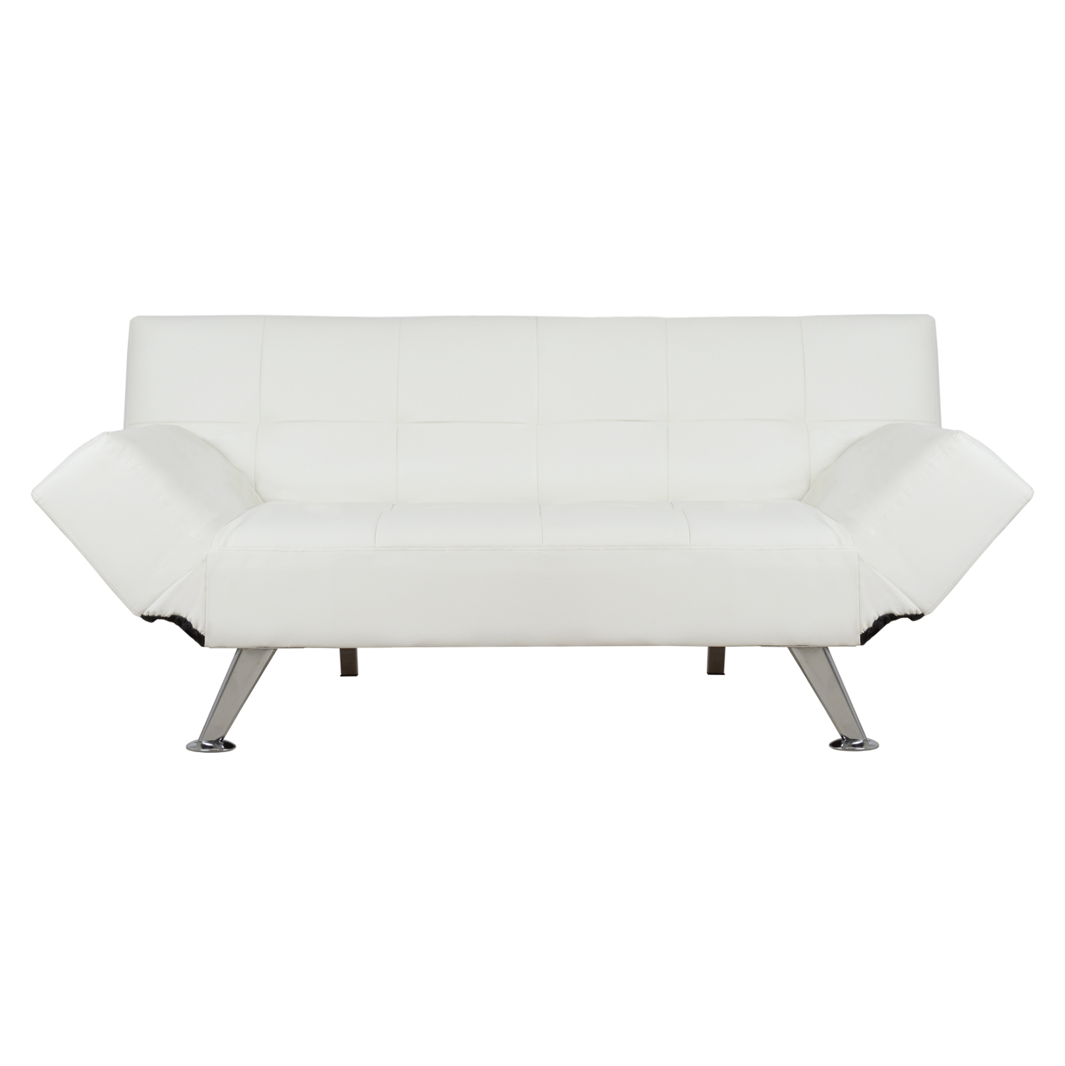 ΚΑΝΑΠΕΣ ΚΡΕΒΑΤΙ HM3001.01 THOM ΜΕ ΑΝΑΔΙΠΛΟΥΜΕΝΑ ΜΠΡΑΤΣΑ ΛΕΥΚΟ PU 189x93x82Υεκ.