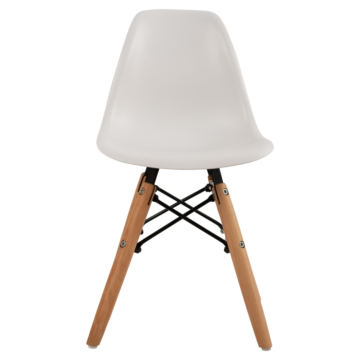 ΚΑΡΕΚΛΑ TWIST KID HM8453.01 ΞΥΛΙΝΑ ΠΟΔΙΑ Κ ΚΑΘΙΣΜΑ PP ΛΕΥΚΟ 31x34x55.5Υεκ