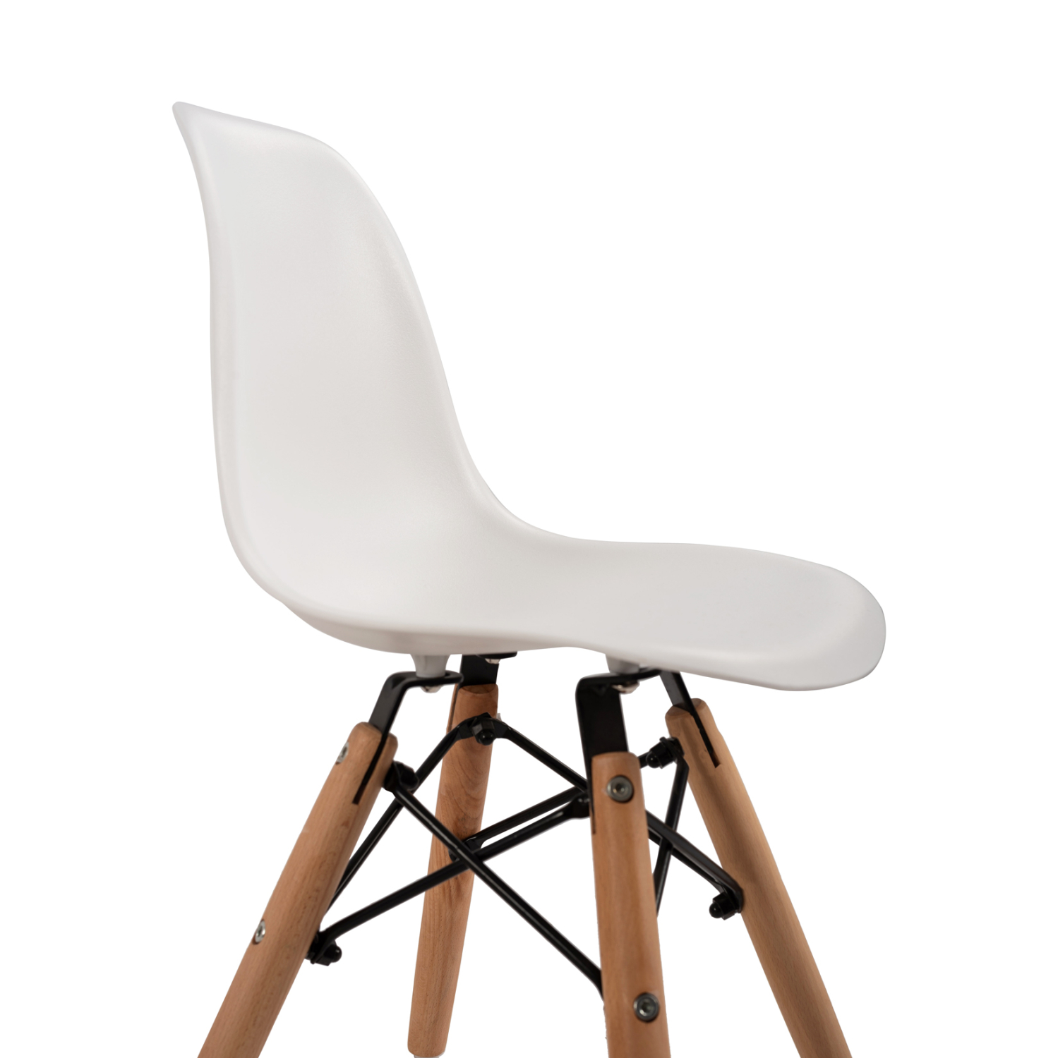 ΚΑΡΕΚΛΑ TWIST KID HM8453.01 ΞΥΛΙΝΑ ΠΟΔΙΑ Κ ΚΑΘΙΣΜΑ PP ΛΕΥΚΟ 31x34x55.5Υεκ