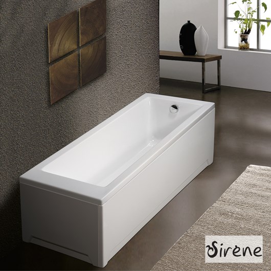 Μπανιέρα Ακρυλική CUBIC 150x70, Sirene White