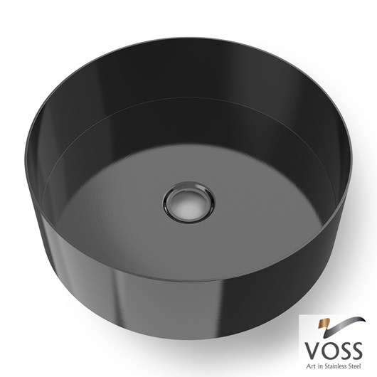 Νιπτήρας Milo Φ40 voss Inox PVD Black Brushed