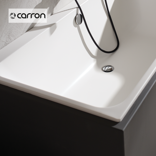 Μπανιέρα Ακρυλική Caronite PROFILE DUO LOW RIM 1700x750, Carron Bath White Matt