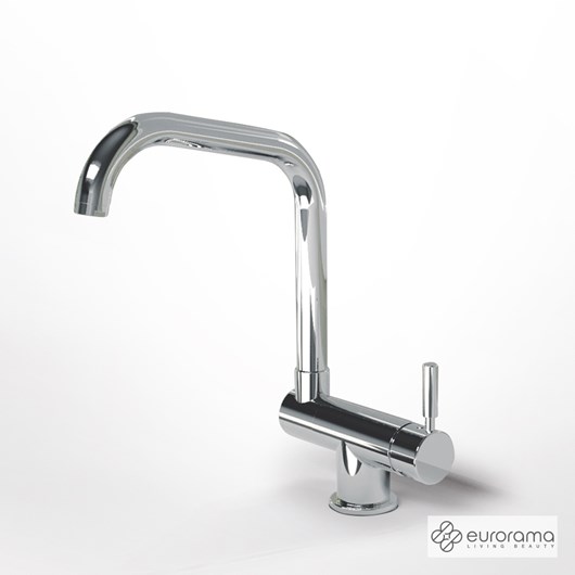 Μπαταρία Νεροχύτη Κουζίνας Design Eurorama Chrome