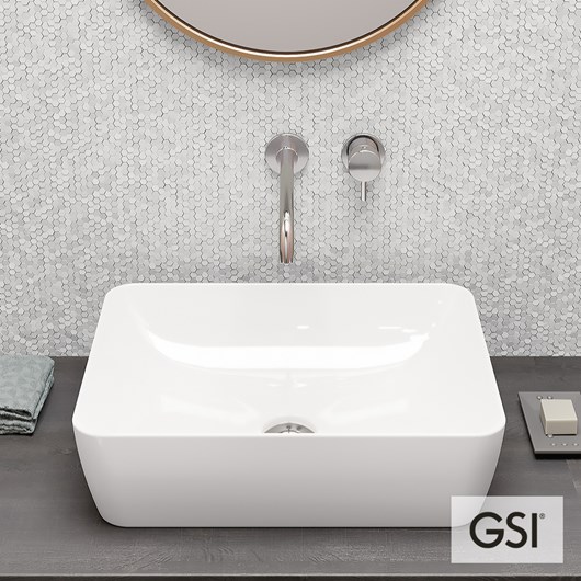 Νιπτήρας Πορσελάνης Sand 50x38 GSI White