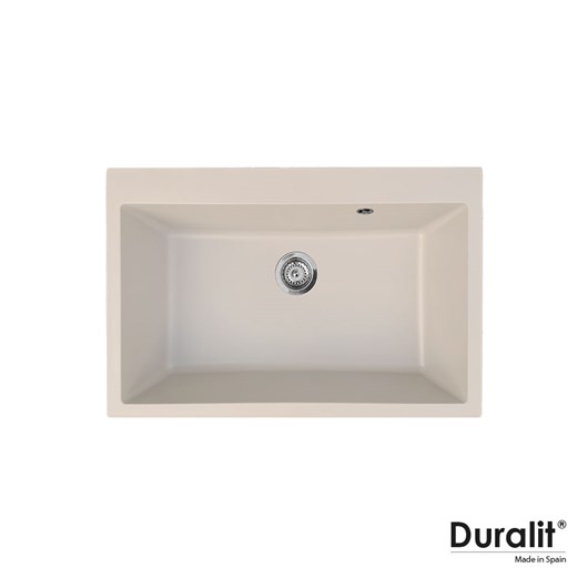 Νεροχύτης Κουζίνας Συνθετικός 76x50 Duralit Beige