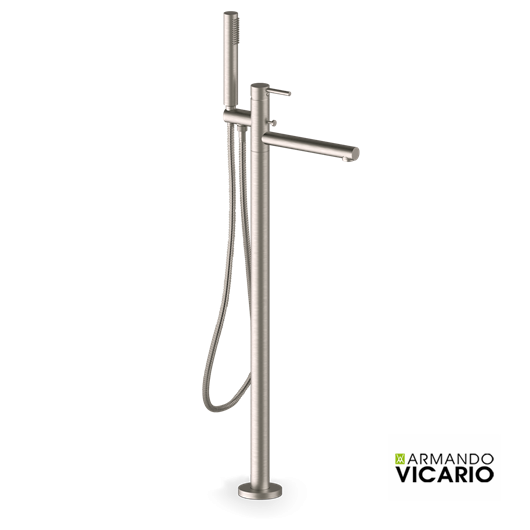 Μπαταρία Λουτρού Επιδαπέδια Cyrcus Vicario Inox