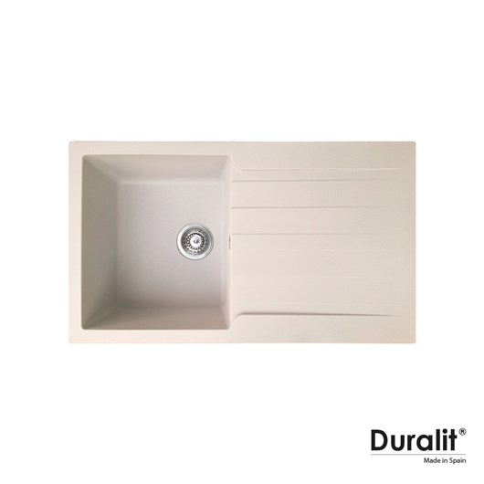 Νεροχύτης Κουζίνας Συνθετικός 86x50 Duralit Beige