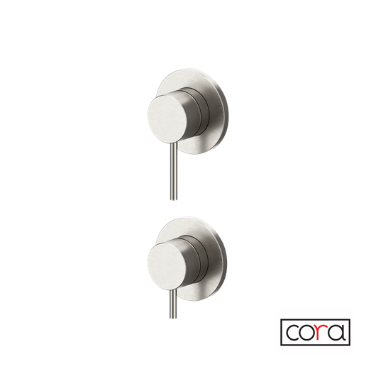 Μίκτης Εντοιχισμού 2-3 εξόδων COSMO CORA, Inox316 Brushed