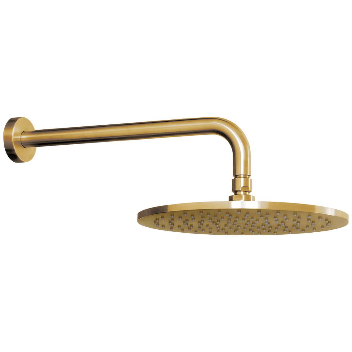 Κεφαλή Ντους Φ25εκ. με μπράτσο τοίχου ELLE316 La Torre, Gold Brushed PVD