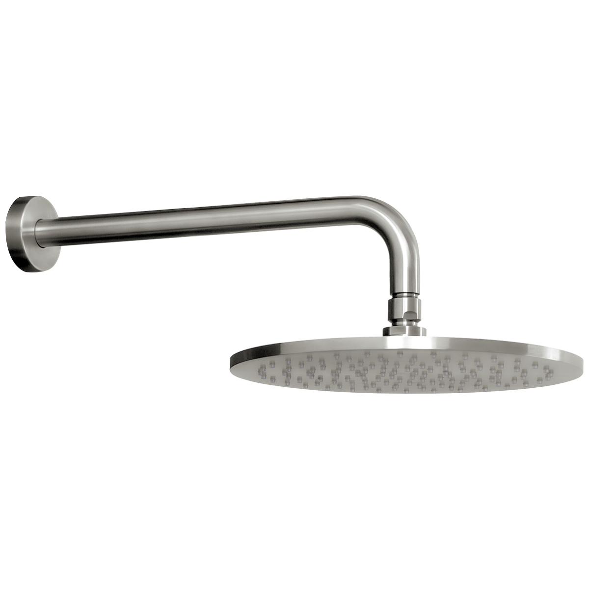 Καφαλή Ντους Φ25εκ. Με μπράτσο τοίχου ELLE316 La Torre, Inox Brushed