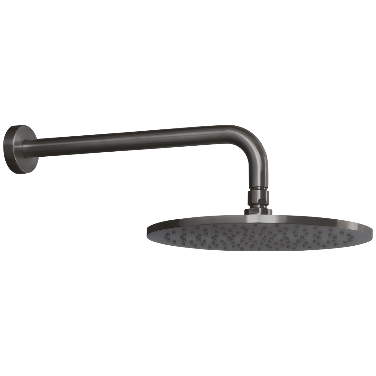 Κεφαλή Ντους Φ25εκ. με μπράτσο τοίχου ELLE316 La Torre, BlackBrushed PVD