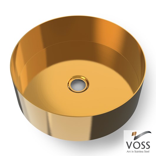 Νιπτήρας Milo Φ33 voss Inox PVD Brushed Gold