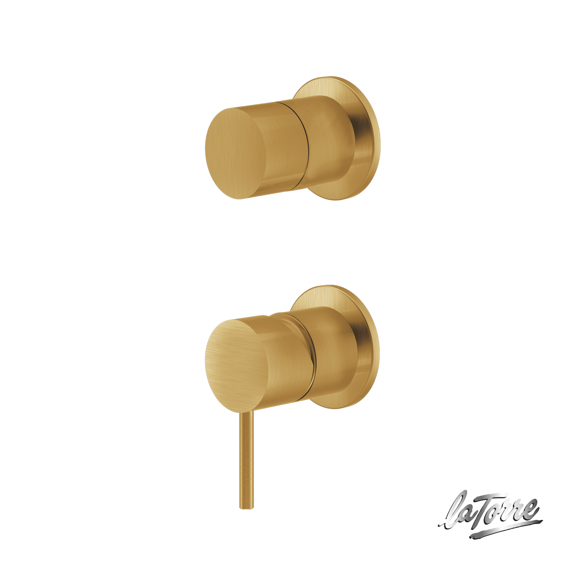 Μίκτης Εντοιχισμού 3 Εξόδων ELLE316 La Torre, Gold Brushed PVD