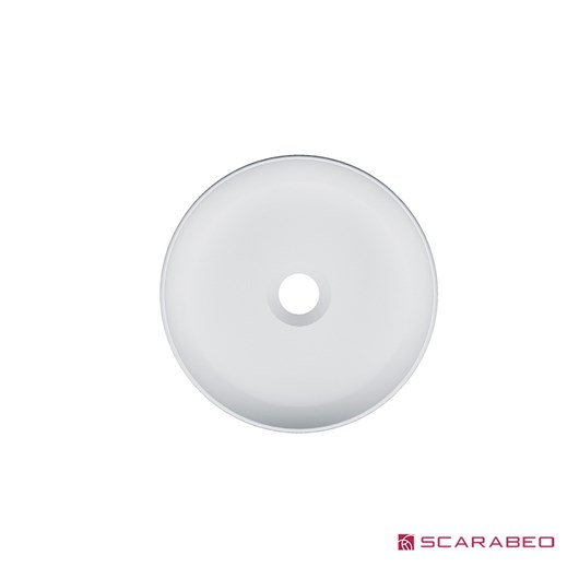 Νιπτήρας Πορσελάνης Glam Φ33 Scarabeo White