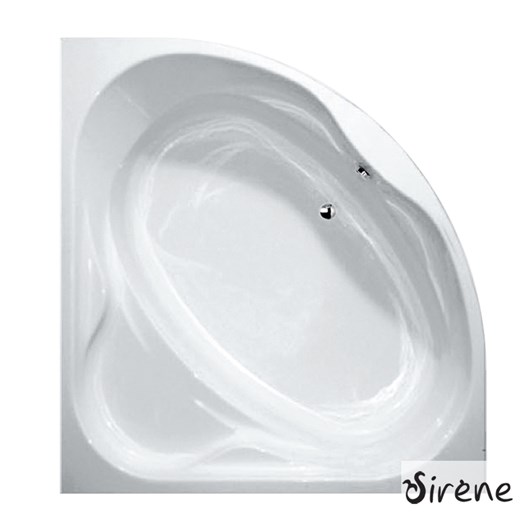 Μπανιέρα Ακρυλική MODENA 130x130, Sirene