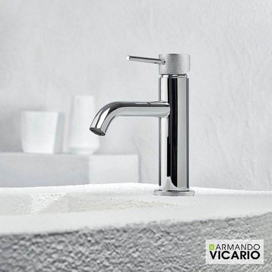 Μπαταρία Νιπτήρα με Βαλβίδα Clic-Clac Industrial Vicario Chrome