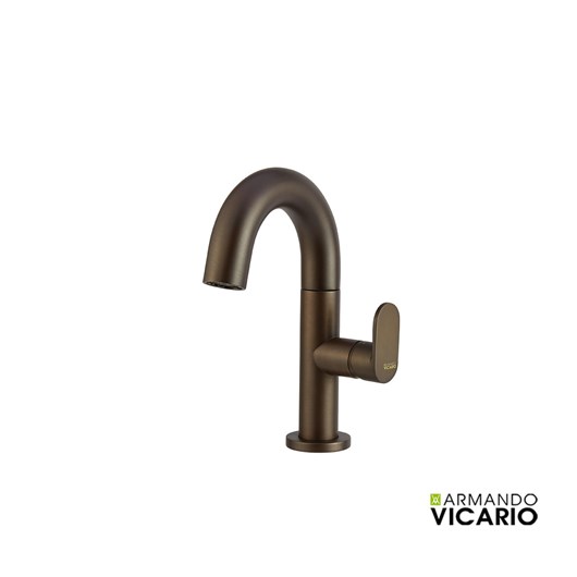 Μπαταρία Νιπτήρα με Βαλβίδα Clic-Clac Slim Vicario Tuscany Brass