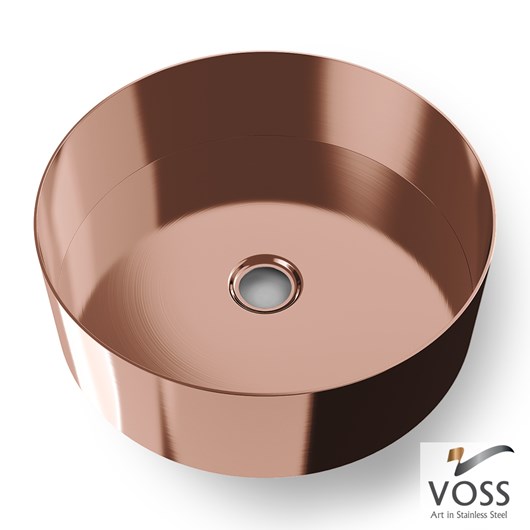 Νιπτήρας Milo Φ33 voss Inox PVD Rose-Gold Brushed