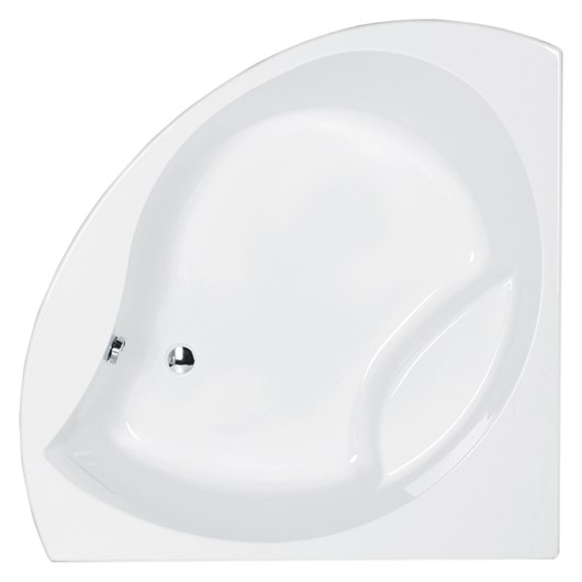 Μπανιέρα Ακρυλική Caronite TRANQUILITY 1300x1300, Carron Bath White