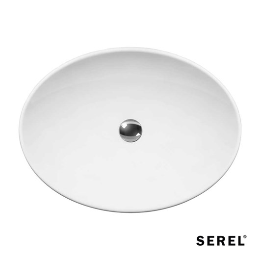 Νιπτήρας Πορσελάνης 55x41 SEREL White