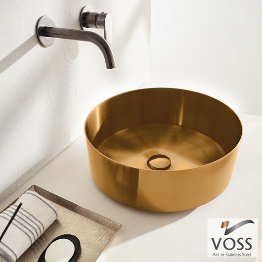 Νιπτήρας Milo Φ40 voss Inox PVD Brushed Gold