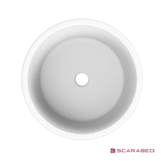 Νιπτήρας Πορσελάνης Bucket Φ42 h.22 Scarabeo White