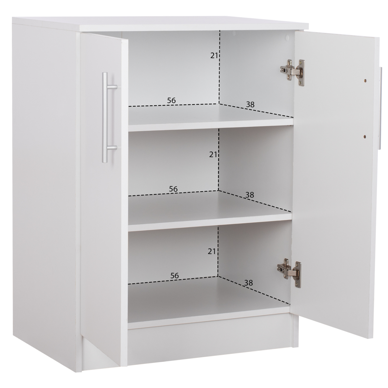 ΠΑΠΟΥΤΣΟΘΗΚΗ ΝΤΟΥΛΑΠΙ EMERIE ΜΕΛΑΜΙΝΗΣ ΛΕΥΚΗ 60x40x80Υεκ.HM2206.05